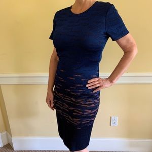 St. John textured knit dress